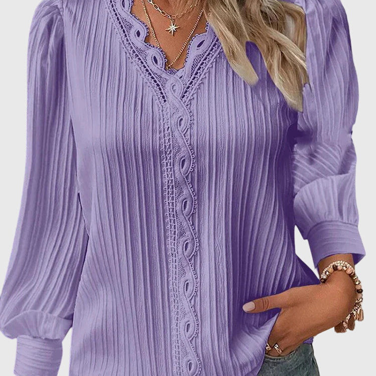 Ruby - Elegant Pullover Blouse