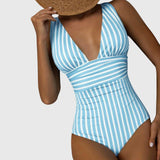 Lily | Striped Swimsuit