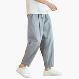 Lance men's loose tapered pants in Gray, view 7