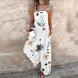 Emma | Oversized Floral Overalls