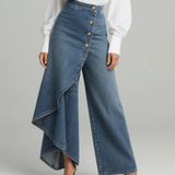 Gabrielle - Wrap Denim Pants