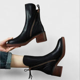 Courtney | Leather Ankle Boots