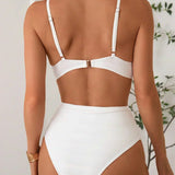 Sienna | High-Support Crisscross High-Waisted Bikini