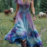 Holly - Short Maxi Floral Dress