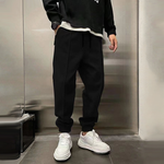 Zacharie men's brushed cuffed joggers, view 5