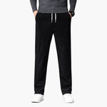 Roland men's corduroy drawstring pants in Black, view 6