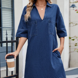 Bree - Casual Denim Dress
