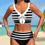 Molly | High-Waisted Striped Bikini
