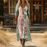 Iris | Vintage-Inspired Long Sleeve Dress