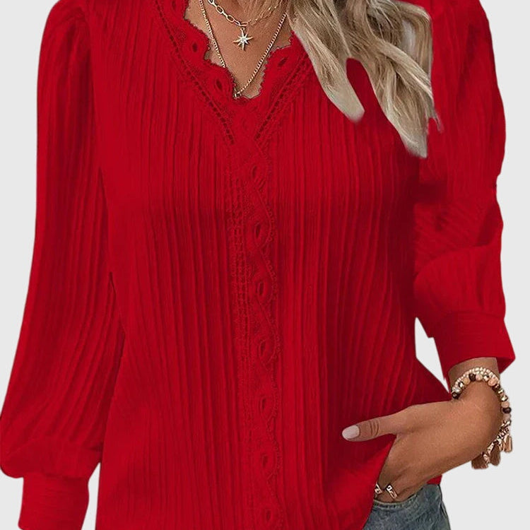 Ruby - Elegant Pullover Blouse
