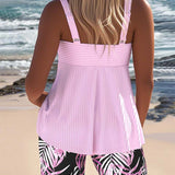 Sarah | Colorful Tankini Set