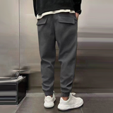 Zacharie men's brushed cuffed joggers, view 8