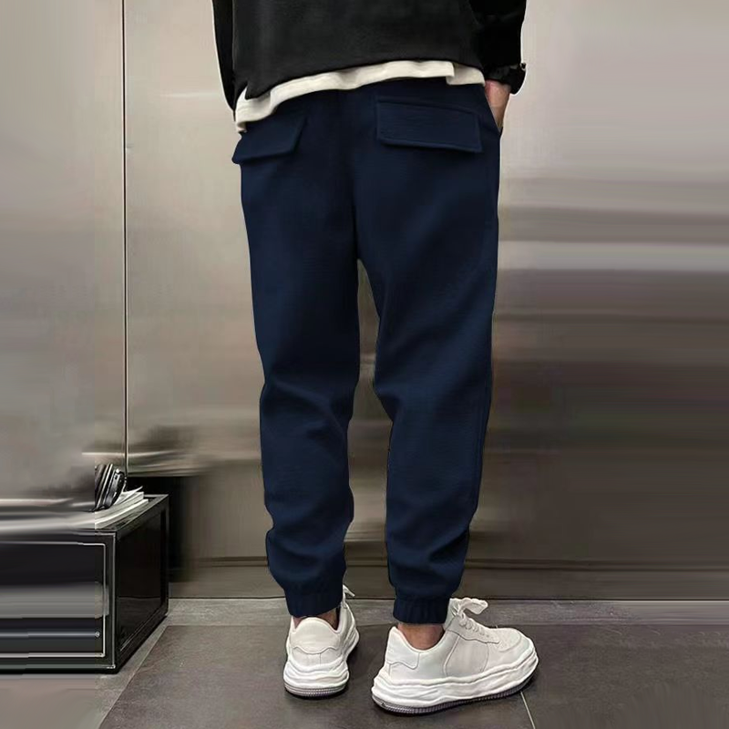 Zacharie men's brushed cuffed joggers, view 10