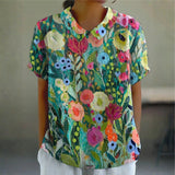 Crystal - Watercolour Floral Blouse