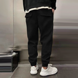 Zacharie men's brushed cuffed joggers, view 6