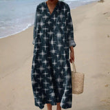 Lillian | Bohemian Dress with Star Print