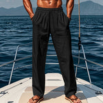 Bastien men's breathable cotton pants, view 10
