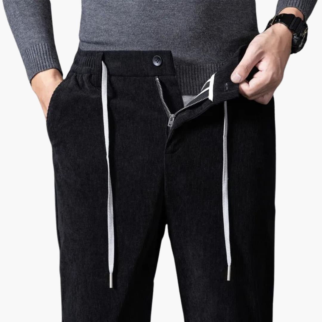 Roland men's corduroy drawstring pants, view 7