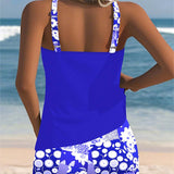 Leslie | Tank Top Swimsuit with Printed Boxer Shorts