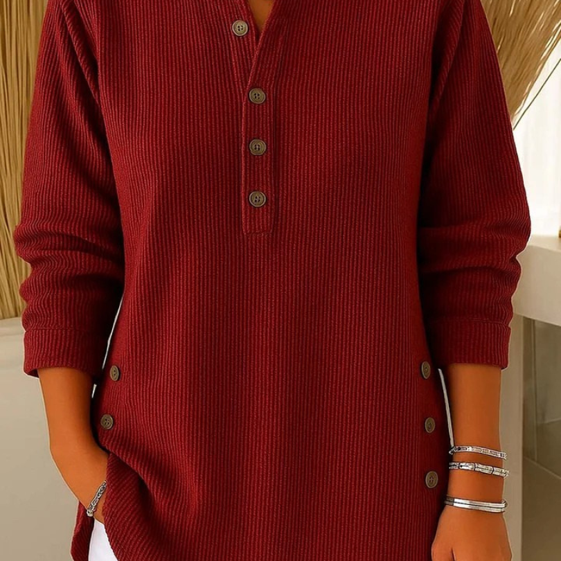 Susan | Henley Button Tunic