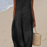 Sadie - Textured Sleeveless Maxi Dress