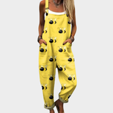 Ariana | Sunny Yellow Bee Overalls