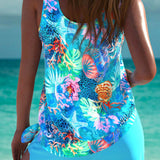 Phoebe | Tummy Control Tankini with Matching Shorts