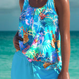 Phoebe | Tummy Control Tankini with Matching Shorts