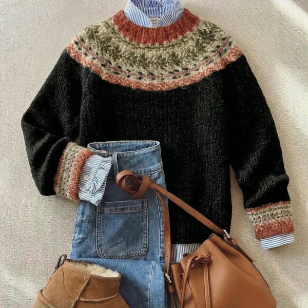 Elizabeth - Chic Vintage Knit Sweater