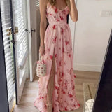 Keira - Floral Pattern Midi Dress