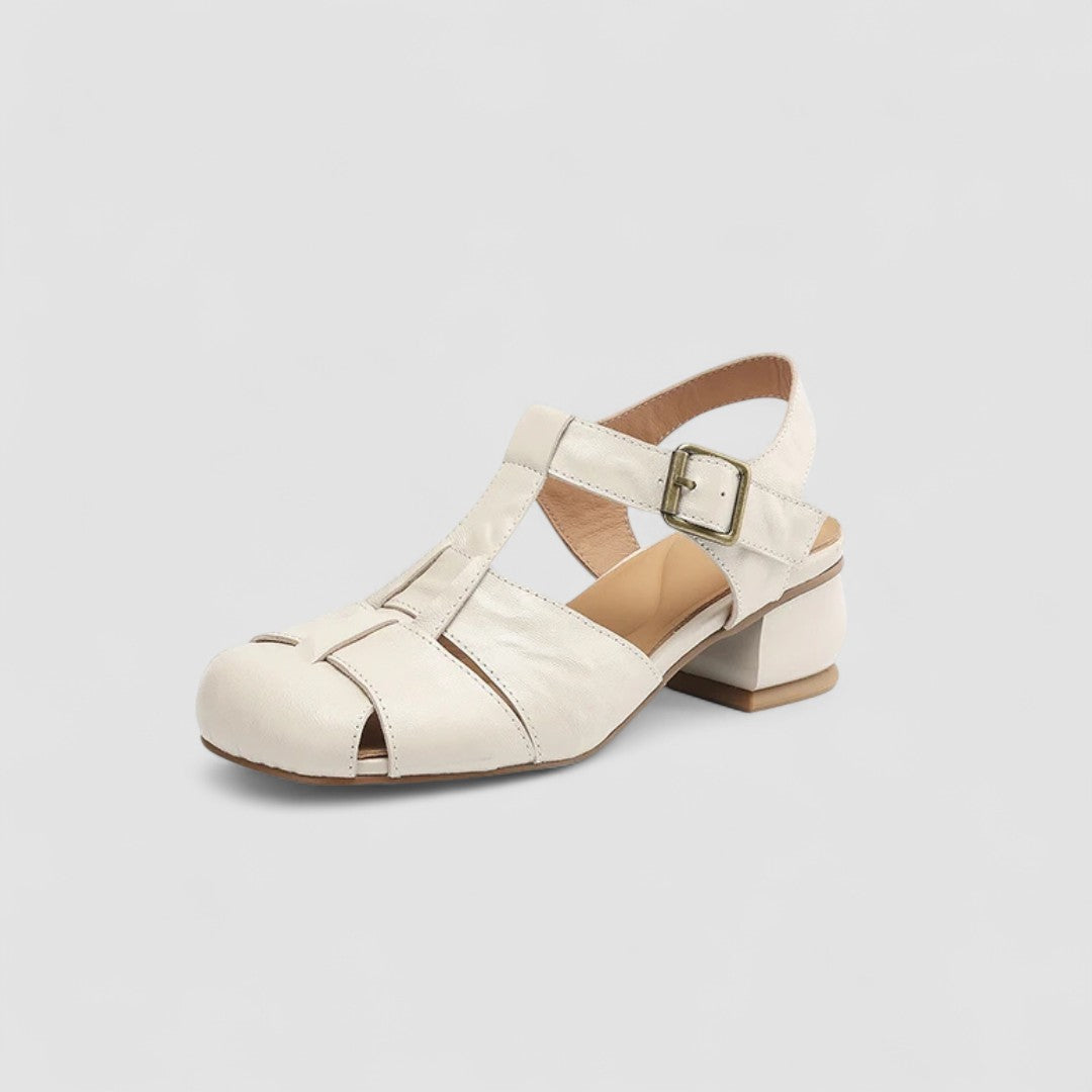 Cassie woven slingback Mary Jane shoes, view 5
