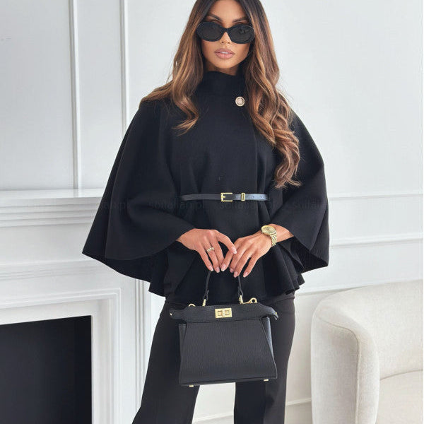 Aline - Papillon Coat with Belt