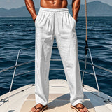 Bastien men's breathable cotton pants, view 8