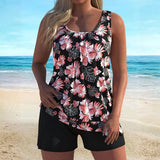 Marley | Floral Print Tankini Set