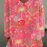 Laura - Tropical Garden Blouse