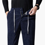 Roland men's corduroy drawstring pants, view 5