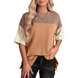 VANESSA - Casual Loose Fit Striped Summer Top