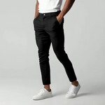 Holden men's premium stretch pants in Black, front view