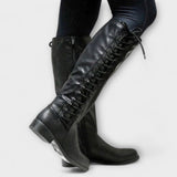 Angela - Leather Tall Boots
