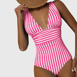 Lily | Striped Swimsuit