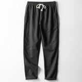 Ralph men's washed cotton drawstring pants in Black, view 3