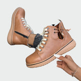 April | Orthopedic Leather Ankle Boots