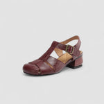 Cassie woven slingback Mary Jane shoes, view 4