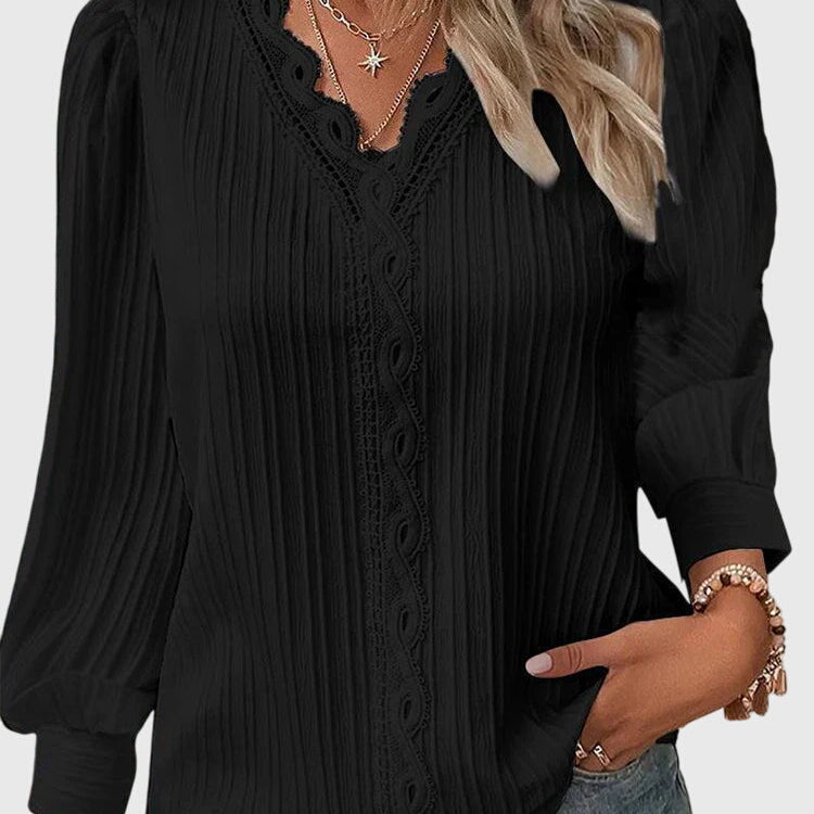 Ruby - Elegant Pullover Blouse