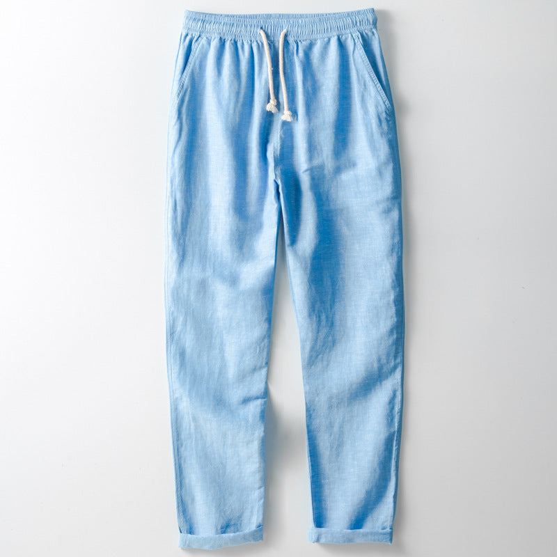 Ralph men's washed cotton drawstring pants, view 7