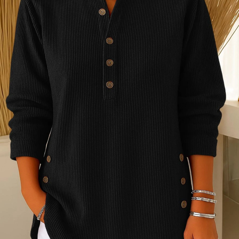 Susan | Henley Button Tunic