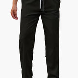 Reggie men's straight leg drawstring joggers in Black, front view