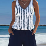 Serenity | Casual V-Neck Swimsuit with Pocket