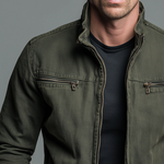 Harold men's vintage cotton field jacket, view 3