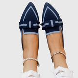 Lainey | Knotted Slip-On Flats